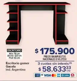 Carrefour Escritorio gamer gacela oferta
