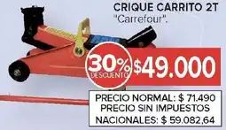 Carrefour Carrefour crique carrito 2t oferta