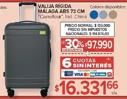 Carrefour Carrefour valija rígida málaga abs oferta