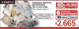 Carrefour Frazada infantil microfibra oferta