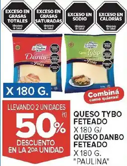 Carrefour Paulina queso tybo feteado oferta
