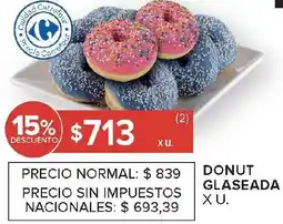 Carrefour Donut glaseada oferta