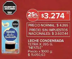 Carrefour Nestlé leche condensada tetra oferta
