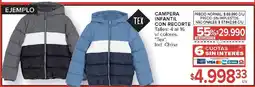Carrefour Campera infantil con recorte oferta