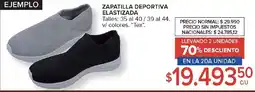 Carrefour Tex zapatilla deportiva elastizada oferta