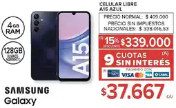 Carrefour Samsung galaxy A15 oferta