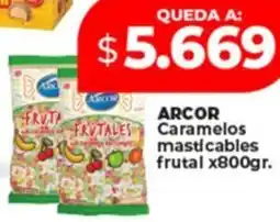 Supermayorista Vital Arcor caramelos masticables frutal oferta