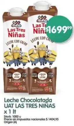 Supermercados Buenos Días Las tres niñas leche chocolatada uat oferta