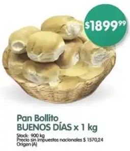 Supermercados Buenos Días Buenos días pan bollito oferta