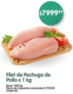 Supermercados Buenos Días Filet de Pechuga de Pollo oferta