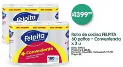 Supermercados Buenos Días Felpita rollo de cocina oferta