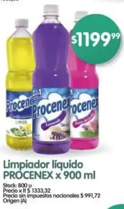 Supermercados Buenos Días Procenex limpiador líquido oferta