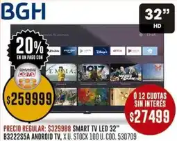 Coto Bgh smart tv led 32” oferta