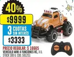 Coto Vehiculo mini 4 funciones rc oferta
