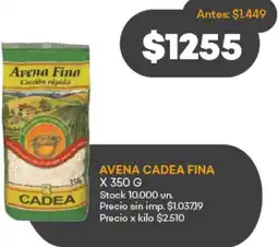Supermercados Tadicor Avena cadea fina oferta