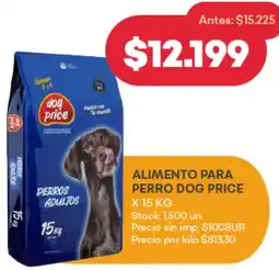 Supermercados Tadicor Dog price alimento para perro oferta