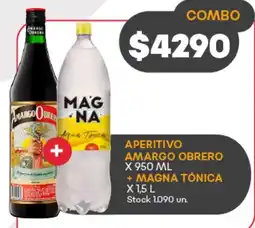 Supermercados Tadicor Amargo obrero + Magna tónica oferta