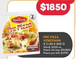 Supermercados Tadicor Veneziana pre pizza oferta