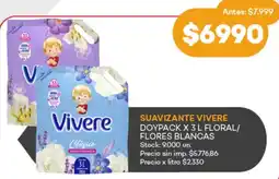 Supermercados Tadicor Vivere suavizante oferta