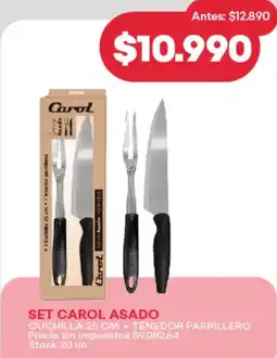 Supermercados Tadicor Set carol asado oferta