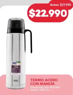 Supermercados Tadicor Termo acero con manija oferta