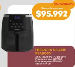 Supermercados Tadicor Freidora de aire peabody oferta