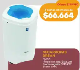 Supermercados Tadicor Secarropas drean oferta