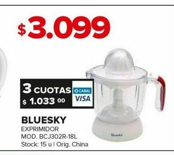 Carrefour Exprimidor bluesky oferta