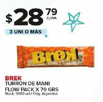 Carrefour Maxi Turrón brek oferta