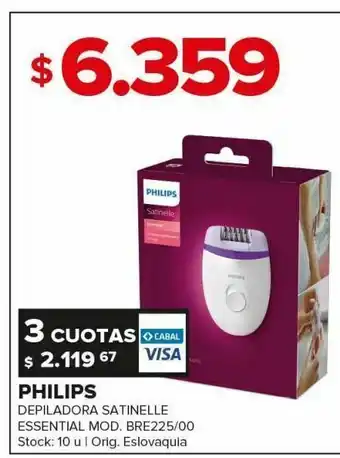 Carrefour Depiladora satinelle philips oferta
