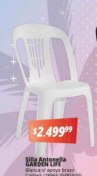 Arcoiris Supermercados Silla Antonella Garden Life oferta