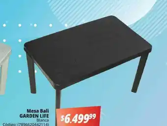 Arcoiris Supermercados Mesa Bali Garden Life oferta