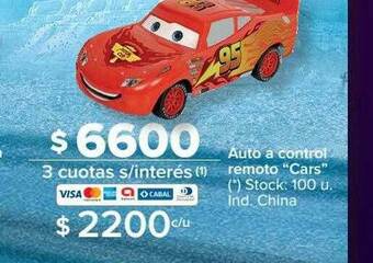 Carrefour Auto A Control Remoto oferta