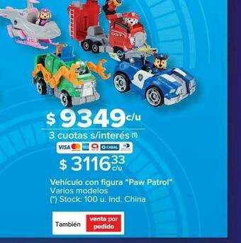 Carrefour Vehículo Con Figura oferta