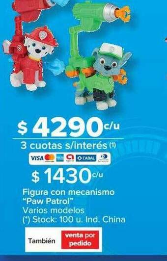 Carrefour Figura Con Mecanismo oferta