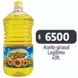Autoservicio Capo Legitimo aceite girasol oferta
