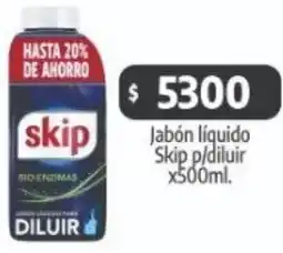 Autoservicio Capo Skip jabón líquido p/diluir oferta