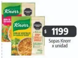Autoservicio Capo Knorr sopas oferta