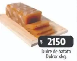 Autoservicio Capo Dulcor dulce de batata oferta