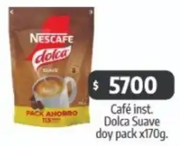 Autoservicio Capo Nescafé café inst. dolca suave doy pack oferta