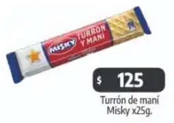 Autoservicio Capo Misky turrón de mani oferta