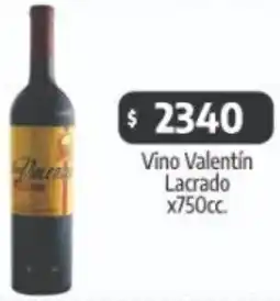 Autoservicio Capo Valentín lacrado vino oferta