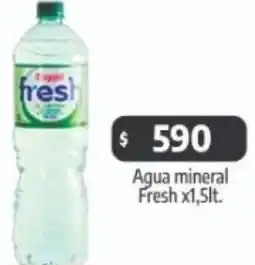 Autoservicio Capo Fresh agua mineral oferta