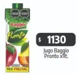 Autoservicio Capo Baggio pronto jugo oferta