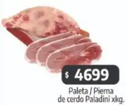 Autoservicio Capo Paladini paleta / pierna de cerdo oferta