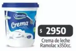 Autoservicio Capo Ramolac crema de leche oferta