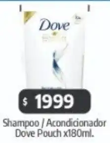 Autoservicio Capo Dove shampoo/acondicionador pouch oferta