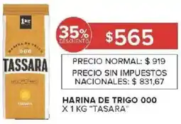 Carrefour Tasara harina de trigo 000 oferta