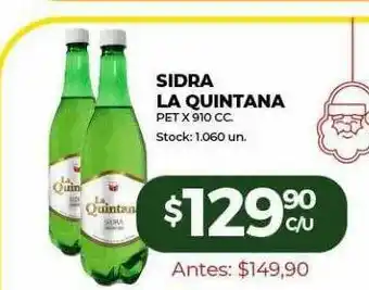 Super MAMI Sidra La Quintana oferta
