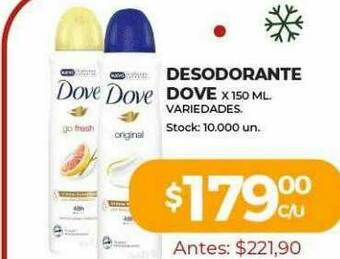 Super MAMI Desodorante Dove oferta